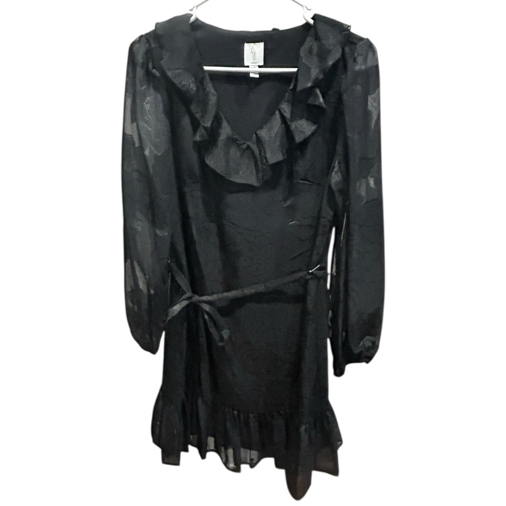 NWOT Joie Burnout Dress in Black Size S